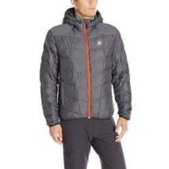 Spyder Geared Hoody Synthetic Down Jacket Men's -Spyder Ski Clothing Store 10748 POLARPOLARRAGE m