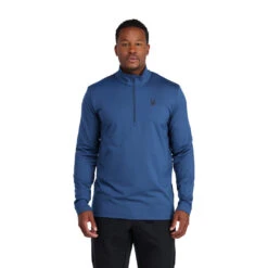 Spyder Mens Prospect Half Zip - Abyss -Spyder Ski Clothing Store 191266 416 1 pgfuo1