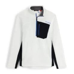 Spyder Mens Bandit Half Zip - White