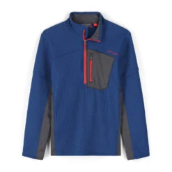 Spyder Mens Bandit Half Zip - Abyss Volcano