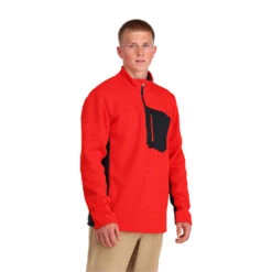 Spyder Mens Bandit Half Zip - Volcano 8 Spyder Mens Bandit Half Zip - Volcano -Spyder Ski Clothing Store 205028 620 1 tz6w9u