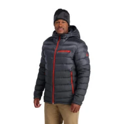Spyder Mens Timeless Hooded - Ebony 5 Spyder Mens Timeless Hooded - Ebony -Spyder Ski Clothing Store 211214 029 1 saxdni