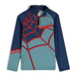 Spyder Big Boys Web Half Zip - Tundra