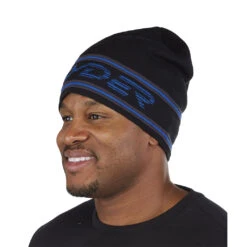 Spyder Mens Retro Logo Knit Hat - Black -Spyder Ski Clothing Store 217102 001 1 vlykgb