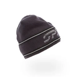 Spyder Mens Retro Logo Knit Hat - Ebony -Spyder Ski Clothing Store 217102 029 F o93y9u