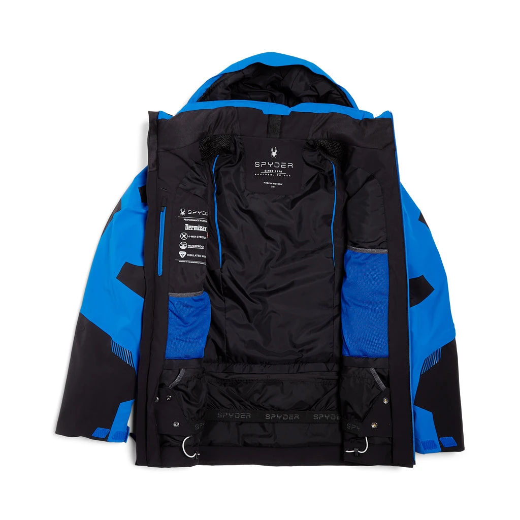 Spyder Mens Leader - Black Collegiate 5 Spyder Mens Leader - Black Collegiate - Image 5