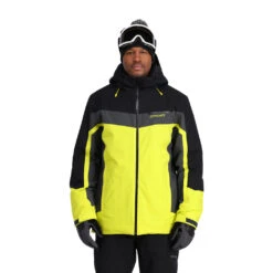 Spyder Mens Seventy Eight - Black Citron -Spyder Ski Clothing Store 221042 358 1 afwfdz