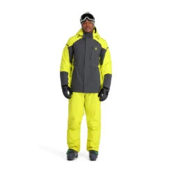 Spyder Mens Copper - Ebony Citron -Spyder Ski Clothing Store 221046 043 3 mdjrav