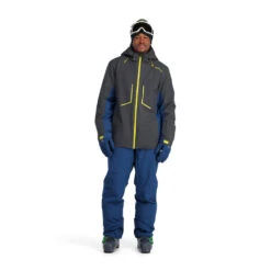 Spyder Mens Primer - Ebony Citron -Spyder Ski Clothing Store 221048 043 3 oadgbp