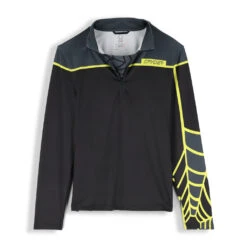 Spyder Mens Spirit Of '78 Half Zip - Ebony Citron