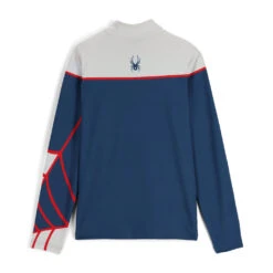 Spyder Mens Spirit Of '78 Half Zip - Glacier Abyss -Spyder Ski Clothing Store 221308 086 B qdetei