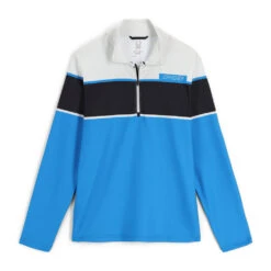Spyder Mens Spirit Of '78 Half Zip - Glacier Collegiate