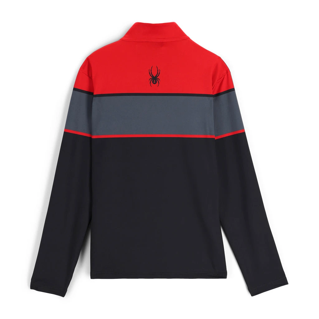 Spyder Mens Spirit Of '78 Half Zip - Volcano Black 2 Spyder Mens Spirit Of '78 Half Zip - Volcano Black - Image 2