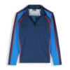 Spyder Mens Throwback Half Zip - Abyss Collegiate
