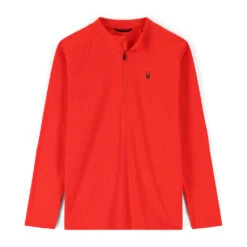 Spyder Mens Tuner Half Zip - Volcano