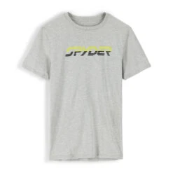 Mens Spyder Retro Logo Tee - Heather Gray