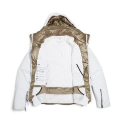 Spyder Womens Pinnacle No Faux Fur - White -Spyder Ski Clothing Store 223009 100 10 oj7kwt