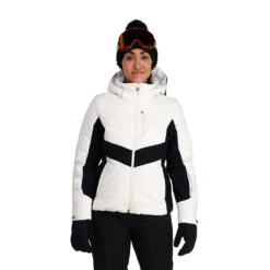 Spyder Womens Haven - White Black -Spyder Ski Clothing Store 223034 101 1 ygkeiv