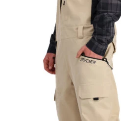 Spyder Mens Terrain Bib - Safari -Spyder Ski Clothing Store 228806 278 3 clx7n1