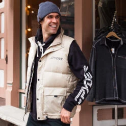 Spyder Mens Windom Vest - Safari