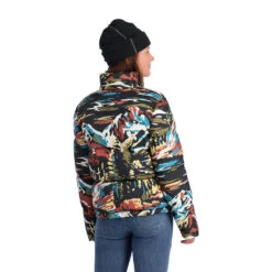 Spyder Womens Windom Jacket - Black Paint By Number -Spyder Ski Clothing Store 228816 008 2 wmr42p