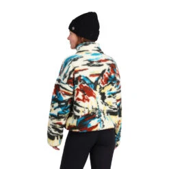 Spyder Womens Sherman Sherpa - Vanilla Paint By Numbers -Spyder Ski Clothing Store 228821 116 2 ggsxrh