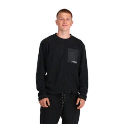Spyder Mens Lounge Crew - Black -Spyder Ski Clothing Store 228825 001 1 pxu4lv
