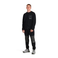 Spyder Mens Lounge Crew - Black -Spyder Ski Clothing Store 228825 001 3 vlmkx1