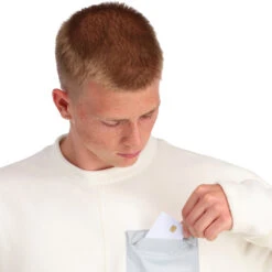 Spyder Mens Lounge Crew - Vanilla Ice -Spyder Ski Clothing Store 228825 114 5 k0zzba