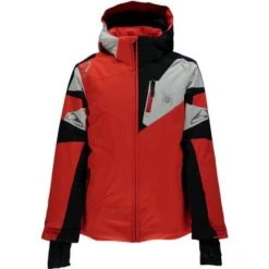 Spyder Leader Jacket Boys' -Spyder Ski Clothing Store 9879 RAGEBLACKCIRRUS m