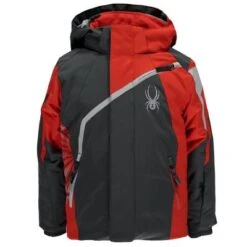 Spyder Mini Challenger Jacket Boys' -Spyder Ski Clothing Store 9893 POLARRAGECIRRUS m