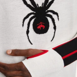 Mens Spyder X Brooks Brothers Crewneck - White -Spyder Ski Clothing Store MS01101 WHITE 6