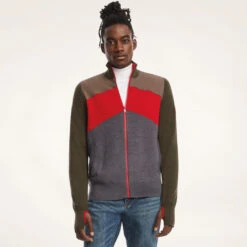 Mens Spyder X Brooks Brothers Colorblock - Olive Green -Spyder Ski Clothing Store MS01102 OLIVE 2